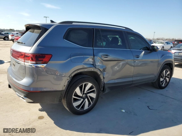 2024 Volkswagen Atlas 2.0T SE w/Technology with VIN 1V2WR2CA4RC546357, listed as a Copart auction lot 88926325 with 12,928 mi miles and Salvage Title. Bid and sale history available at carsss.com. Image 3.