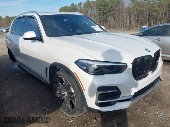 2022 BMW X5 sDrive40i with VIN 5UXCR4C05N9J18410, listed as a IAAI auction lot 41638894 with 42,971 mi miles. Bid and sale history available at carsss.com. Image 1.