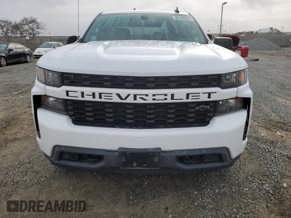 2022 Chevrolet Silverado 1500 Custom with VIN 3GCPWBEK9NG173246, listed as a Copart auction lot 49134355 with 66,452 mi miles and Salvage Title. Bid and sale history available at DreamBid. Image 5.