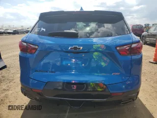 2020 Chevrolet Blazer RS with VIN 3GNKBKRS8LS618738, listed as a Copart auction lot 60316955 with 24,778 mi miles and Salvage title. Bid and sale history available at DreamBid. Image 6.