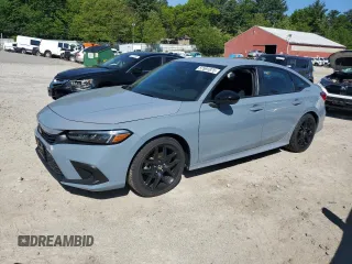 2023 Honda Civic Sport with VIN 2HGFE2F5XPH522894, listed as a Copart auction lot 57591875 with 31,539 mi miles and Salvage title. Bid and sale history available at DreamBid. Image 1.