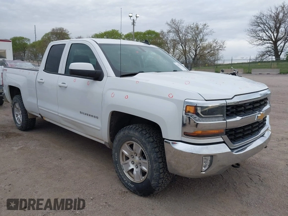 2016 Chevrolet Silverado 1500 LT with VIN 1GCVKREC7GZ338959, listed as a IAAI auction lot 42147778 with 140,570 mi miles and . Bid and sale history available at DreamBid. Image 1.
