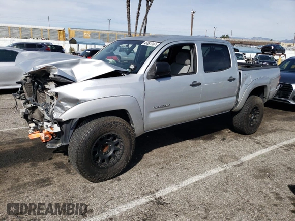 2008 Toyota Tacoma PreRunner with VIN 5TEJU62N08Z492903, listed as a Copart auction lot 46891284 with 0 mi miles and Salvage Title. Bid and sale history available at carsss.com. Image 1.