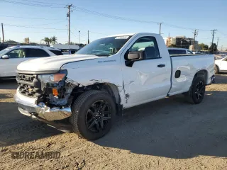 2023 Chevrolet Silverado 1500 Work Truck with VIN 3GCNAAEDXPG198788, listed as a Copart auction lot 81760444 with 23,608 mi miles and Salvage Title. Bid and sale history available at DreamBid. Image 1.