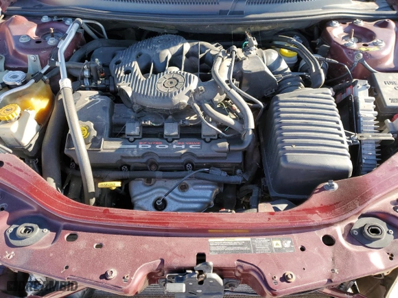 2002 Chrysler Sebring LXi with VIN 1C3EL55RX2N265861, listed as a Copart auction lot 41332575 with 80,638 mi miles and Non Repairable. Bid and sale history available at carsss.com. Image 11.