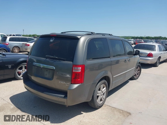 2010 Dodge Grand Caravan Crew with VIN 2D4RN6DX5AR350236, listed as a IAAI auction lot 41996674 with 199,810 mi miles and . Bid and sale history available at DreamBid. Image 4.