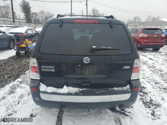 2010 Mercury Mariner with VIN 4M2CN8BG9AKJ29605, listed as a Copart auction lot 44299995 with 94,458 mi miles and Salvage Title. Bid and sale history available at carsss.com. Image 6.