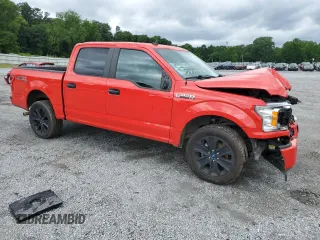 2020 Ford F-150 XL with VIN 1FTEW1E50LKF31657, listed as a Copart auction lot 59085335 with 58,395 mi miles and Salvage title. Bid and sale history available at DreamBid. Image 4.
