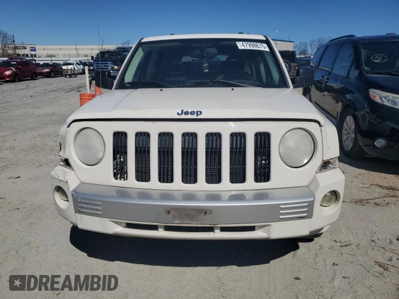 2007 Jeep Patriot Limited with VIN 1J8FT48W57D324302, listed as a Copart auction lot 47998675 with 225,080 mi miles and Salvage title. Bid and sale history available at DreamBid. Image 5.