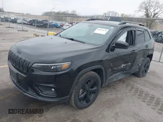 2019 Jeep Cherokee Latitude Plus with VIN 1C4PJMLX8KD484071, listed as a IAAI auction lot 42072674 with 96,701 mi miles and . Bid and sale history available at DreamBid. Image 2.