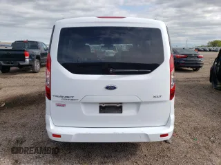 2015 Ford Transit Connect XLT with VIN NM0AE8F78F1204635, listed as a Copart auction lot 67088024 with 24,665 mi miles and Salvage title. Bid and sale history available at DreamBid. Image 6.