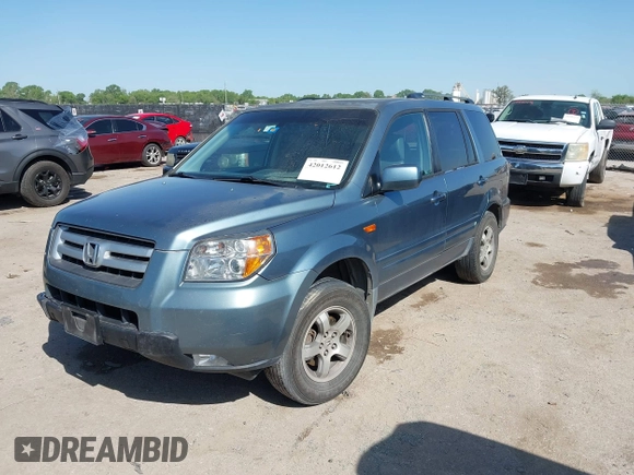 2006 Honda Pilot EX-L with VIN 2HKYF18506H521822, listed as a IAAI auction lot 42012612 with 187,946 mi miles and . Bid and sale history available at DreamBid. Image 2.