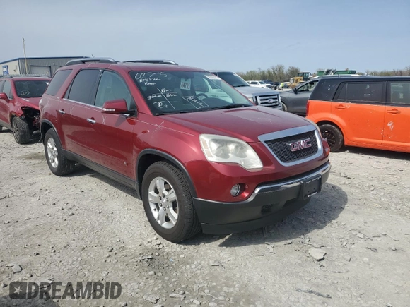 2009 GMC Acadia SLT1 with VIN 1GKER23D99J218004, listed as a Copart auction lot 51415035 with 130,449 mi miles and Salvage Title. Bid and sale history available at carsss.com. Image 4.