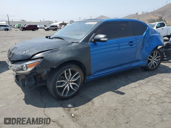 2014 Scion tC z VIN JTKJF5C72E3069652, wystawiony jako Copart lot #59791195 z przebiegiem 178 938 mil mil oraz Szkoda całkowita • Salvage title. Historia ofert i sprzedaży dostępna na DreamBid. Obrazek 1.