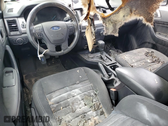 2021 Ford Ranger XL z VIN 1FTER1FH7MLD54178, wystawiony jako Copart lot #60727755 z przebiegiem Nie podano mil oraz Szkoda całkowita • Salvage title. Historia ofert i sprzedaży dostępna na DreamBid. Obrazek 8.