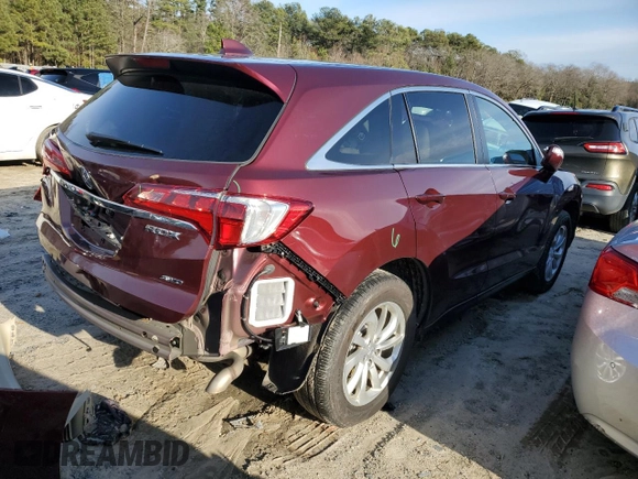 2017 Acura RDX w/Technology Pkg with VIN 5J8TB4H57HL035838, listed as a Copart auction lot 78511303 with 66,638 mi miles. Bid and sale history available at carsss.com. Image 3.