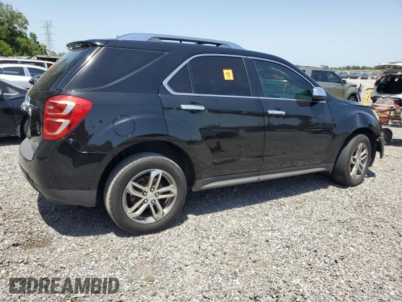 2016 Chevrolet Equinox LTZ with VIN 2GNALDEKXG6194526, listed as a Copart auction lot 56898175 with 107,485 mi miles and Salvage title. Bid and sale history available at DreamBid. Image 3.