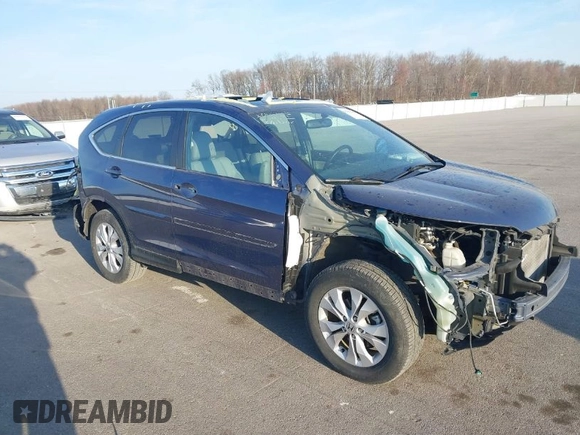 2014 Honda CR-V EX-L with VIN 2HKRM4H74EH607257, listed as a IAAI auction lot 41801147 with 67,145 mi miles. Bid and sale history available at carsss.com. Image 1.