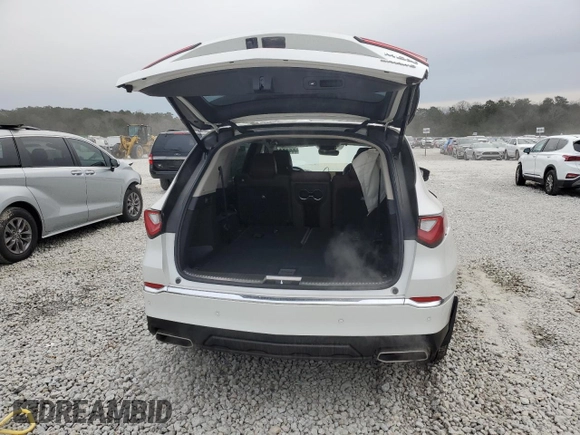 2023 Acura MDX w/Advance Package with VIN 5J8YE1H87PL022852, listed as a Copart auction lot 88914165 with 24,683 mi miles and Salvage Title. Bid and sale history available at carsss.com. Image 6.