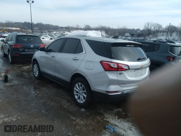 2021 Chevrolet Equinox LT with VIN 3GNAXUEV5MS129529, listed as a IAAI auction lot 35744551 with 25,445 mi miles and . Bid and sale history available at DreamBid. Image 3.
