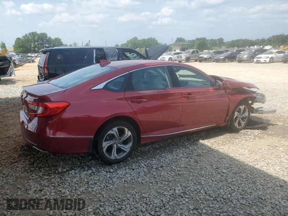 2020 Honda Accord EX-L with VIN 1HGCV1F59LA088442, listed as a Copart auction lot 60406195 with 55,293 mi miles and Salvage title. Bid and sale history available at DreamBid. Image 3.