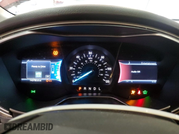 2014 Ford Fusion SE Hybrid with VIN 3FA6P0LU2ER315397, listed as a Copart auction lot 54948645 with 143,780 mi miles and Salvage Title. Bid and sale history available at DreamBid. Image 9.