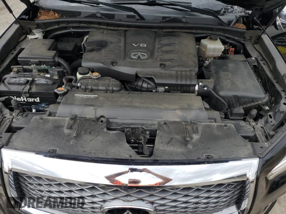 2019 Infiniti QX80 LUXE with VIN JN8AZ2ND6K9850428, listed as a Copart auction lot 71494304 with 60,426 mi miles and Salvage Title. Bid and sale history available at carsss.com. Image 12.