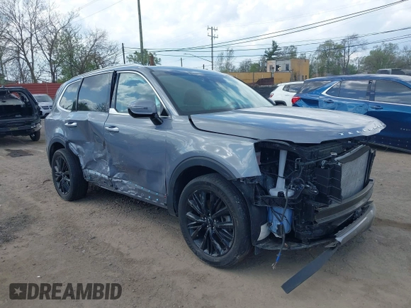 2022 Kia Telluride SX with VIN 5XYP5DHCXNG312382, listed as a IAAI auction lot 42129635 with 28,637 mi miles and . Bid and sale history available at DreamBid. Image 1.