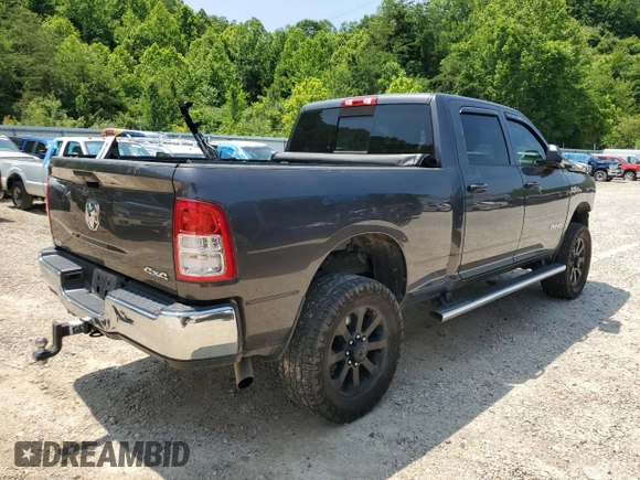 2021 Ram 2500 Tradesman with VIN 3C6UR5CJ0MG558223, listed as a Copart auction lot 58850235 with 44,540 mi miles and Salvage title. Bid and sale history available at DreamBid. Image 3.
