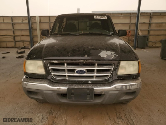 2003 Ford Ranger XL Fleet with VIN 1FTYR44V23PB15880, listed as a Copart auction lot 47294235 with 155,222 mi miles and Salvage Title. Bid and sale history available at carsss.com. Image 5.