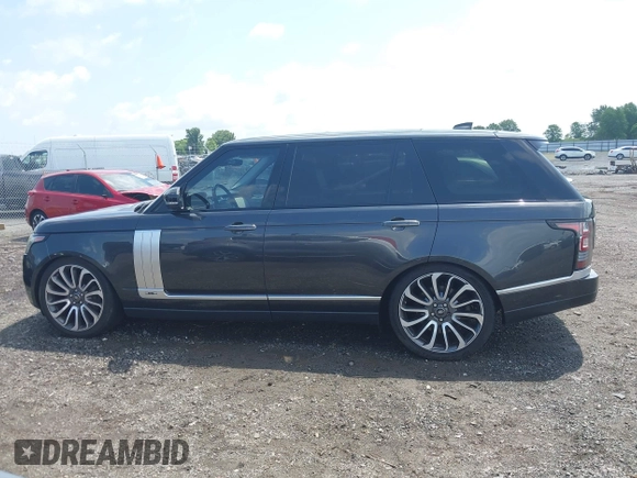 2017 Land Rover Range Rover с VIN SALGV5FE6HA343278, выставлен на аукционе IAAI как лот 42542218 с пробегом 82 599 миль миль и . История ставок и продаж доступна на DreamBid. Изображение 14.