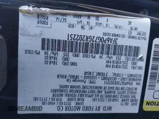 2016 Ford Fusion S with VIN 3FA6P0G72GR202251, listed as a IAAI auction lot 41765511 with 121,328 mi miles and . Bid and sale history available at DreamBid. Image 9.
