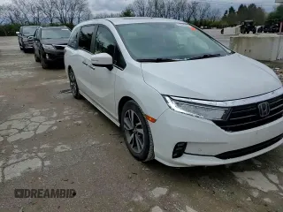 2022 Honda Odyssey Touring z VIN 5FNRL6H89NB039089, wystawiony jako Copart lot #81227004 z przebiegiem 50 881 mil mil oraz Szkoda całkowita • Salvage title. Historia ofert i sprzedaży dostępna na DreamBid. Obrazek 12.