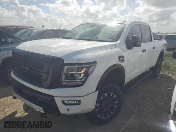 2021 Nissan Titan SV z VIN 1N6AA1FB2MN514566, wystawiony jako Copart lot #75194294 z przebiegiem 34 987 mil mil oraz Nie do naprawy • Non repairable. Historia ofert i sprzedaży dostępna na DreamBid. Obrazek 1.