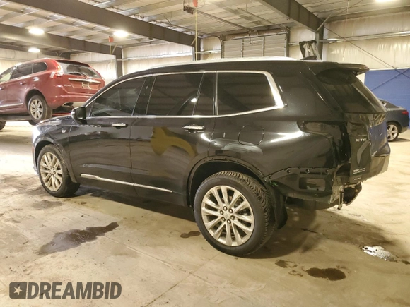 2020 Cadillac XT6 AWD Premium Luxury with VIN 1GYKPDRS4LZ101407, listed as a Copart auction lot 43554815 with 41,263 mi miles and Salvage title. Bid and sale history available at DreamBid. Image 2.