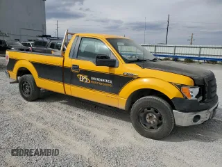 2009 Ford F-150 XL with VIN 1FTPF12V79KC23567, listed as a Copart auction lot 68580994 with 268,661 mi miles and Salvage Title. Bid and sale history available at carsss.com. Image 4.