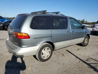 2000 Toyota Sienna LE with VIN 4T3ZF13C2YU281355, listed as a Copart auction lot 76415954 with 133,763 mi miles and Salvage Title. Bid and sale history available at carsss.com. Image 3.