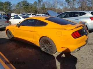 2018 Ford Mustang GT with VIN 1FA6P8CF8J5126377, listed as a Copart auction lot 88294875 with 142,465 mi miles and Salvage Title. Bid and sale history available at carsss.com. Image 2.