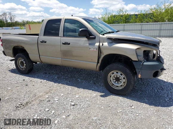2009 Dodge 2500 SLT with VIN 3D7KS28T79G556379, listed as a Copart auction lot 55851385 with 148,054 mi miles and Salvage Title. Bid and sale history available at DreamBid. Image 4.