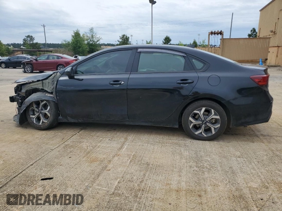 2021 Kia Forte LXS with VIN 3KPF24AD8ME401838, listed as a Copart auction lot 55129195 with 123,247 mi miles and Salvage title. Bid and sale history available at DreamBid. Image 2.