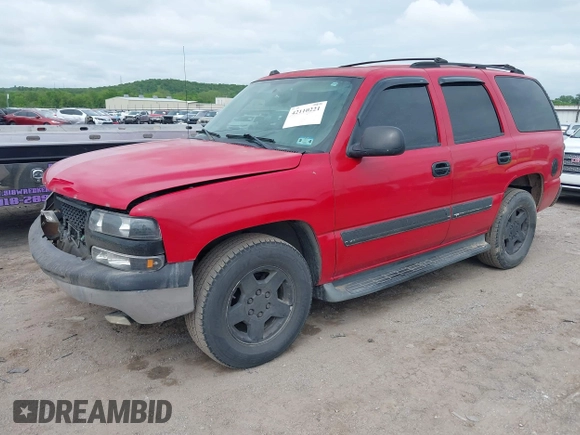 2004 Chevrolet Tahoe LS with VIN 1GNEC13Z54R214827, listed as a IAAI auction lot 42110221 with 227,560 mi miles and . Bid and sale history available at DreamBid. Image 2.