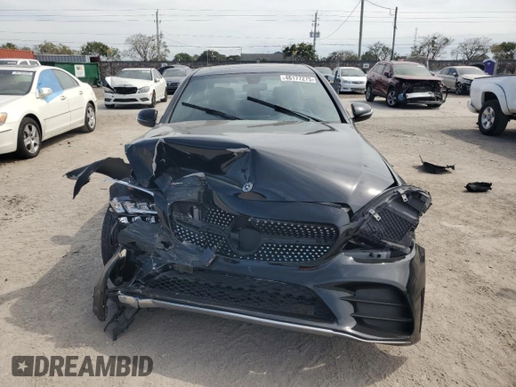 2020 Mercedes-Benz C 300 with VIN 55SWF8EB3LU325604, listed as a Copart auction lot 46177275 with Not provided miles and Non repairable. Bid and sale history available at DreamBid. Image 5.