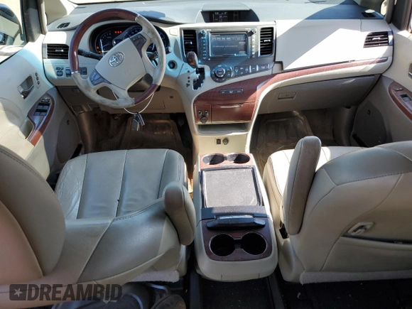 2012 Toyota Sienna XLE with VIN 5TDDK3DC5CS044711, listed as a Copart auction lot 58189195 with 112,172 mi miles and Salvage title. Bid and sale history available at DreamBid. Image 8.