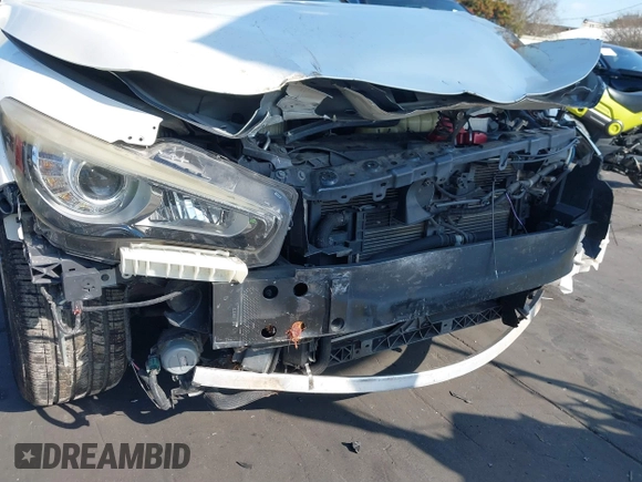 2017 Infiniti Q50 3.0t Premium with VIN JN1EV7APXHM742506, listed as a IAAI auction lot 41442763 with 73,348 mi miles. Bid and sale history available at carsss.com. Image 20.
