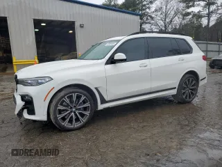 2020 BMW X7 M50i z VIN 5UXCX6C06L9C37391, wystawiony jako Copart lot #43506485 z przebiegiem 79 815 mil mil oraz Szkoda całkowita • Salvage title. Historia ofert i sprzedaży dostępna na DreamBid. Obrazek 1.