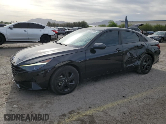 2021 Hyundai Elantra SEL z VIN 5NPLS4AG7MH017638, wystawiony jako Copart lot #53377195 z przebiegiem 106 287 mil mil oraz Szkoda całkowita • Salvage title. Historia ofert i sprzedaży dostępna na DreamBid. Obrazek 1.