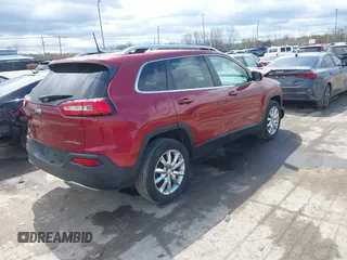 2017 Jeep Cherokee Limited with VIN 1C4PJMDB3HW635981, listed as a IAAI auction lot 42016204 with 73,698 mi miles. Bid and sale history available at carsss.com. Image 4.
