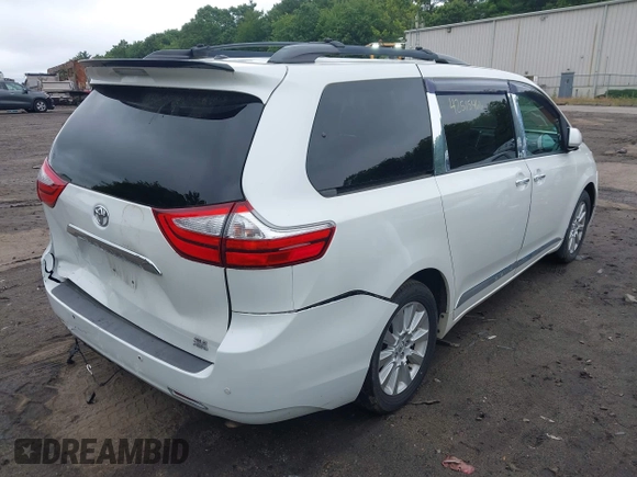2015 Toyota Sienna Limited with VIN 5TDDK3DCXFS103594, listed as a IAAI auction lot 42515466 with 96,684 mi miles and . Bid and sale history available at DreamBid. Image 4.
