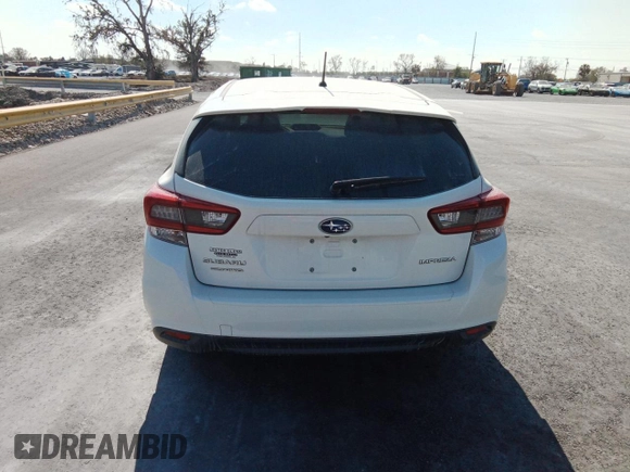 2020 Subaru Impreza with VIN 4S3GTAB64L3734205, listed as a Copart auction lot 60604805 with Not provided miles and Non repairable. Bid and sale history available at DreamBid. Image 6.