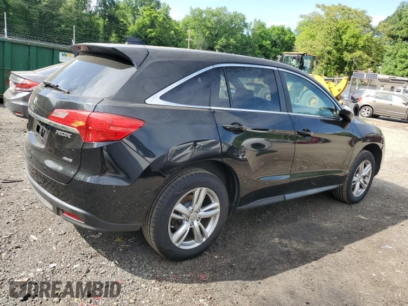2013 Acura RDX with VIN 5J8TB4H31DL024097, listed as a Copart auction lot 57666335 with 125,038 mi miles and Salvage title. Bid and sale history available at DreamBid. Image 3.